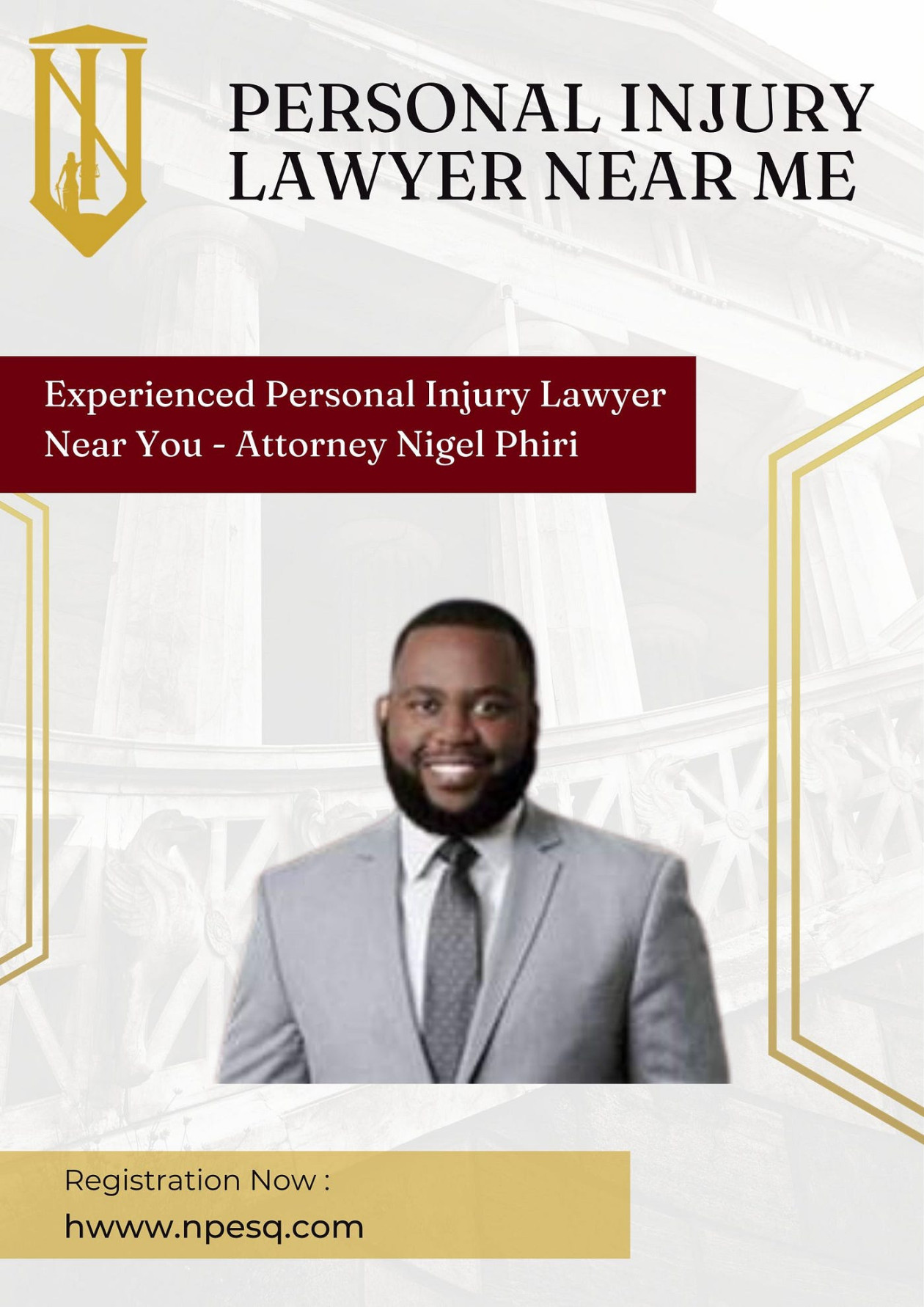 Experienced Personal Injury Lawyer Near You — Attorney Nigel Phiri